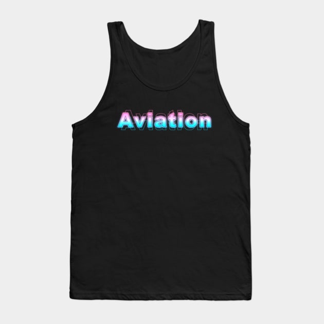 Aviation Tank Top by Sanzida Design